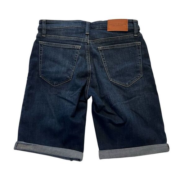 LUCKY BRAND The Bermuda Dark Wash Denim Short Size 4/27 - Picture 2 of 8